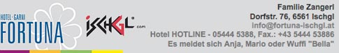Hotel Garni Fortuna in Ischgl Tirol