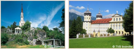 Loacherboden und Stift Stams in der Ferienregion TirolMitte