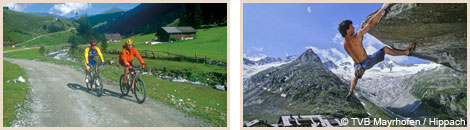 Urlaub Biken, Klettern im Zillertal - TVB Mayrhofen - Hippach