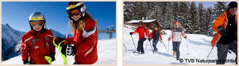 Winter Urlaub im Naturpark Tiroler Lechtal