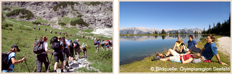 Wandern im Urlaub in Seefeld