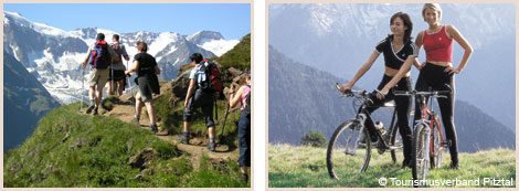 Bergsteigen: Urlaub in den Hotels vom Pitztal