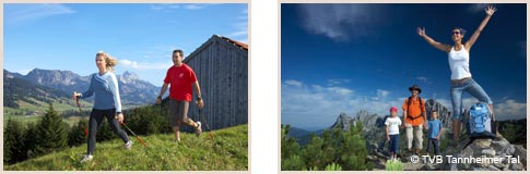 Wandern und Bergsteigen im Tannheimer Tal