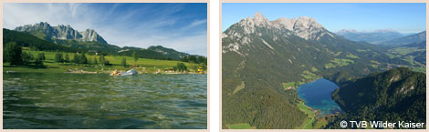 Sommer, Badesee Going und Hintersteiner See - TVB Wilder Kaiser
