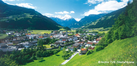 Sommer-Urlaub im Zillertal in Zell-Gerlos, Zillertal Arena